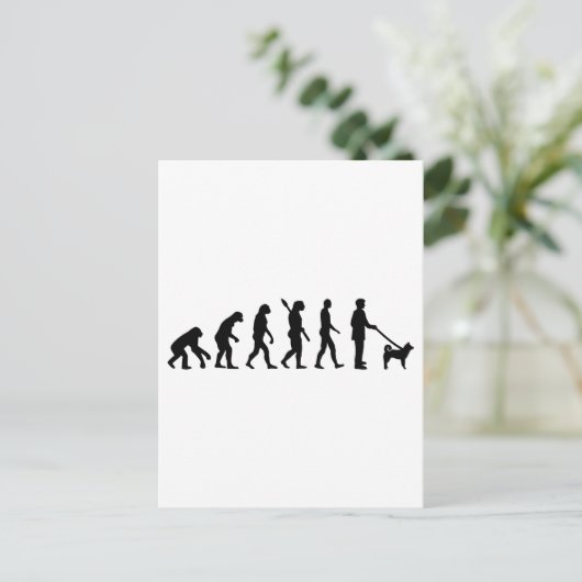 Akita Evolution Briefkaart (Staand voorkant)