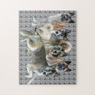 Akita Family Group Puzzle Legpuzzel