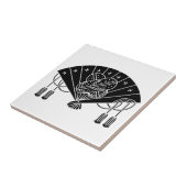 Akita fan tegeltje (Zijkant)