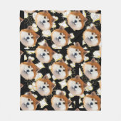 AKITA FLEECE DEKEN (Voorkant)