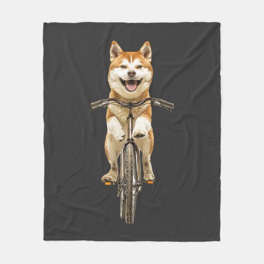 Akita  fleece deken (Voorkant)