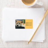 Akita-fotolabel Etiket (Insitu)