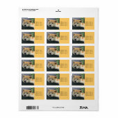 Akita-fotolabel Etiket (Full Sheet)