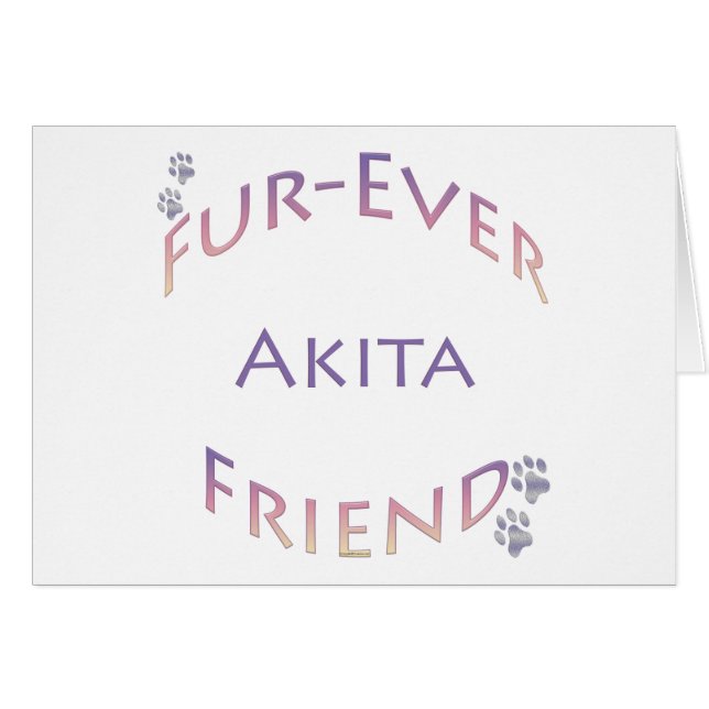 Akita Furever (Voorkant Horizontaal)
