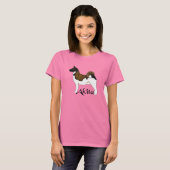 Akita, gedetailleerd t-shirt (Voorkant volledig)