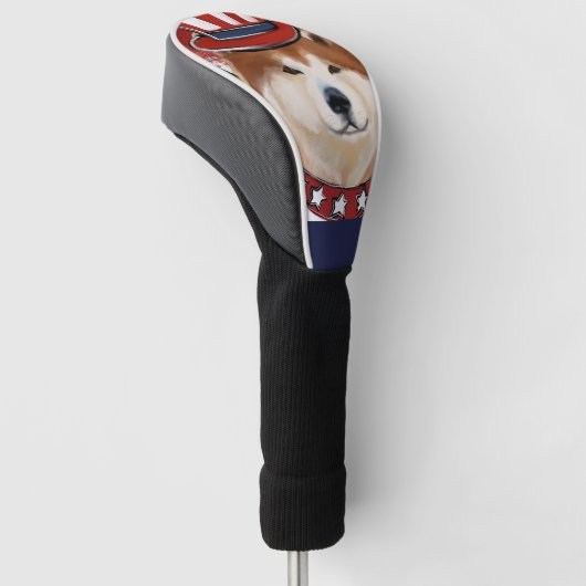 AKITA GOLFHEADCOVER (Schuin)