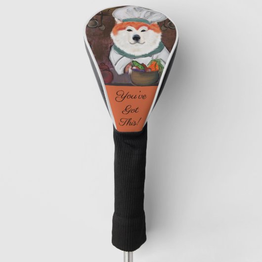 Akita Golfheadcover (Voorkant)