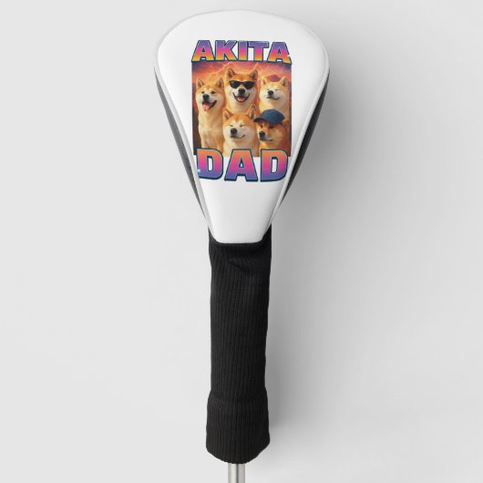 Akita Golfheadcover (Voorkant)