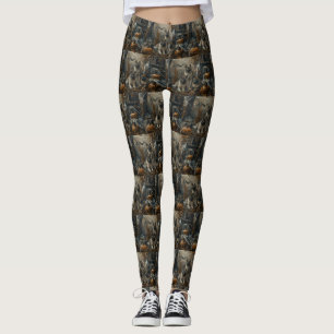 Akita Halloween Nacht Hondendelight Leggings