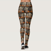 Akita Halloween Spooky Leggings (Achterkant)