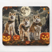 Akita Halloween Spooky Muismat (Voorkant)