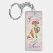 Akita Heart mama Sleutelhanger (Voorkant Links)