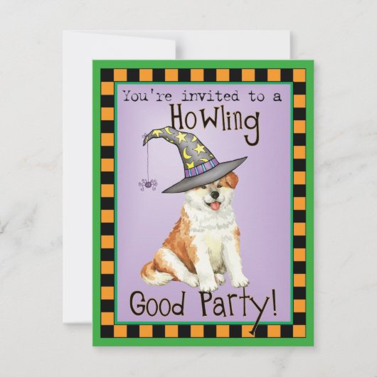 Akita Heksenuitnodiging (Voorkant)