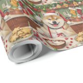 Akita Holiday Baking: Feestelijke Kerst Cadeaupapier (Rol Hoek)