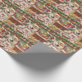 Akita Holiday Baking: Feestelijke Kerst Cadeaupapier (Hoek)