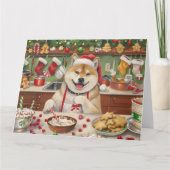 Akita Holiday Baking: Feestelijke Kerst Kaart (Voorkant)