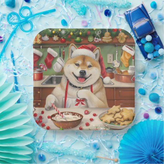 Akita Holiday Baking: Feestelijke Kerst Papieren Bordje (Feest)