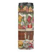 Akita Holiday Baking: Feestelijke Kerst Thermosbeker (Achterkant)
