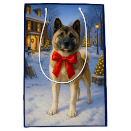 Akita Holiday Medium Cadeauzakje