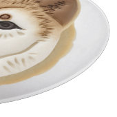 Akita Hond 3D Geïnspireerd Snijplank (Hoek)