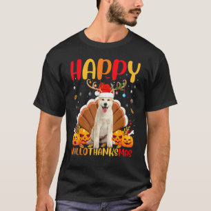 Akita-hond   Gelukkige Akita Hellothanksmas T-shirt