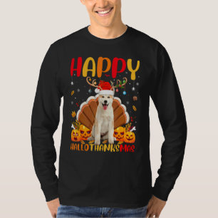 Akita-hond   Gelukkige Akita Hellothanksmas T-shirt