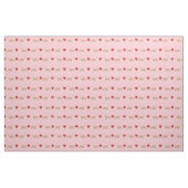 akita hond hart roze stof (Fat Quarter)