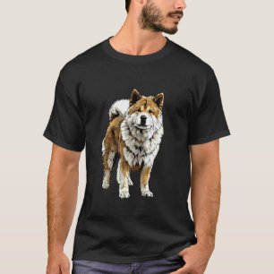 Akita-hond Illustratie voor Akita-eigenaren T-shirt