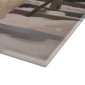 Akita Hond in Sneeuw Kerstmis Snijplank (Hoek)