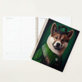 akita hond in St. Patrick's Day Dress Planner (Display)