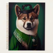 akita hond in St. Patrick's Day Dress Planner (Voorkant)