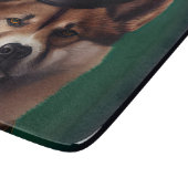 akita hond in St. Patrick's Day Dress Snijplank (Hoek)