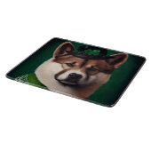 akita hond in St. Patrick's Day Dress Snijplank (Hoek)