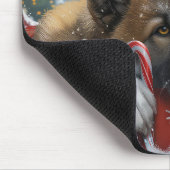 Akita Hond Kerst Festiviteit Muismat (Hoek)
