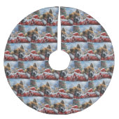 Akita Hond Kerstfeest Kerstboom Rok (Voorkant)