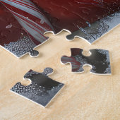 Akita Hond Kerstfeest Legpuzzel (Zijkant)