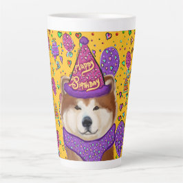 AKITA HOND LATTE MOK