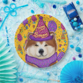AKITA HOND PAPIEREN BORDJE (Feest)