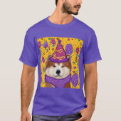 AKITA HOND T-SHIRT (Voorkant)