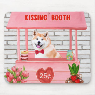 Akita-hond Valentijnsdag Kussenuitwisseling Muismat