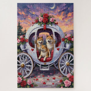 Akita-hond Valentijnsdag Legpuzzel