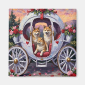 Akita-hond Valentijnsdag Magneet (Voorkant)