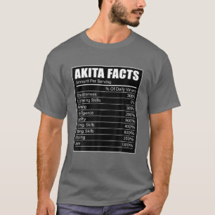 Akita Hondenliefhebber Akita Facts Akita Dog T-shirt