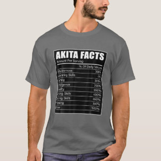 Akita Hondenliefhebber Akita Facts Akita Dog T-shirt