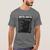 Akita Hondenliefhebber Akita Facts Akita Dog T-shirt (Voorkant)