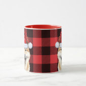 Akita Hondenliefhebber Holiday Buffalo Plaid Chris Mok (Midden)