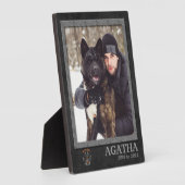 Akita Hondenras Memorial Foque Fotoplaat (Zijkant)