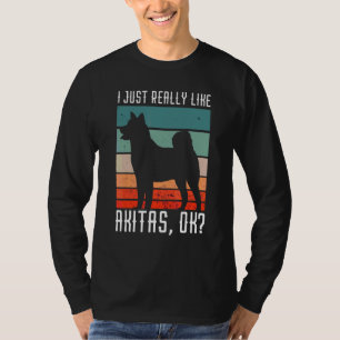 Akita I heeft net echt een reëel Shiba Inu Dog Ak T-shirt