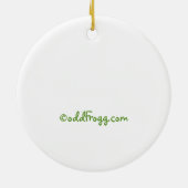 Akita I hou van je versiering Keramisch Ornament (Achterkant)