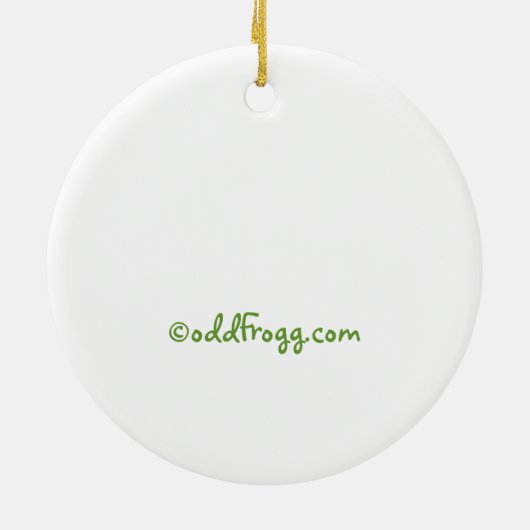 Akita I hou van je versiering Keramisch Ornament (Achterkant)